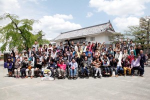 2015年4月22日太秦映画村へ日帰り旅行で集合写真